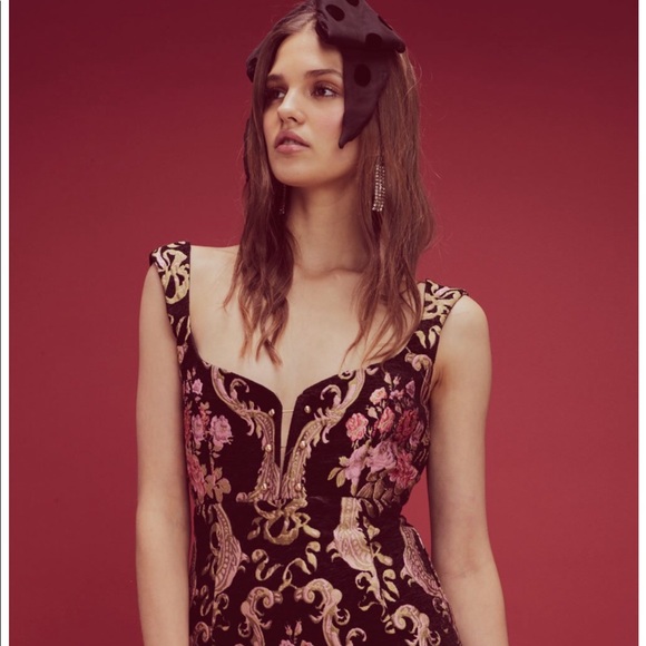 For Love and Lemons Brocade Tapestry Dress Medium - Picture 2 of 4